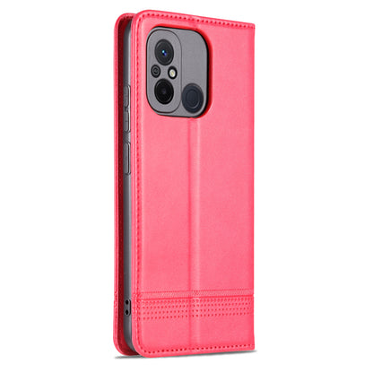 AZNS For Xiaomi Poco C55 4G / Redmi 11A 4G / Redmi 12C 4G Leather Phone Case Wallet Stand Smartphone Cover