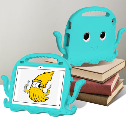 For Lenovo Tab M10 (Gen 3) Tablet EVA Case Cartoon Octopus Hand Grip Tablet Cover with Shoulder Strap