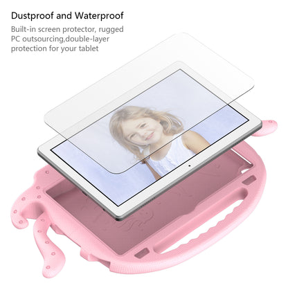 For Lenovo Tab M10 (Gen 3) Tablet EVA Case Cartoon Octopus Hand Grip Tablet Cover with Shoulder Strap