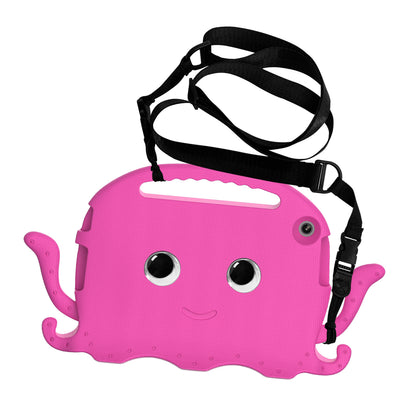 For Lenovo Tab M10 (Gen 3) Tablet EVA Case Cartoon Octopus Hand Grip Tablet Cover with Shoulder Strap