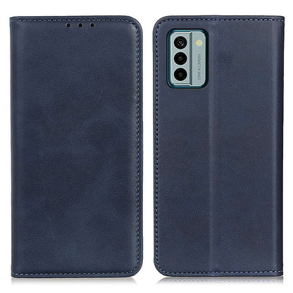 Split Leather Phone Case for Nokia G22 , Anti-drop Wallet Flip Stand Phone Cover