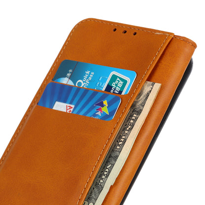 Split Leather Phone Case for Nokia G22 , Anti-drop Wallet Flip Stand Phone Cover