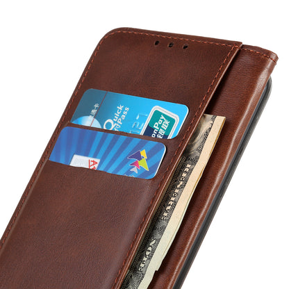 Split Leather Phone Case for Nokia G22 , Anti-drop Wallet Flip Stand Phone Cover