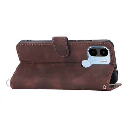 For Xiaomi Poco C50 4G / Redmi A1+ 4G / A2+ 4G Shockproof Wallet Phone Case Flower Imprinted Leather Cover