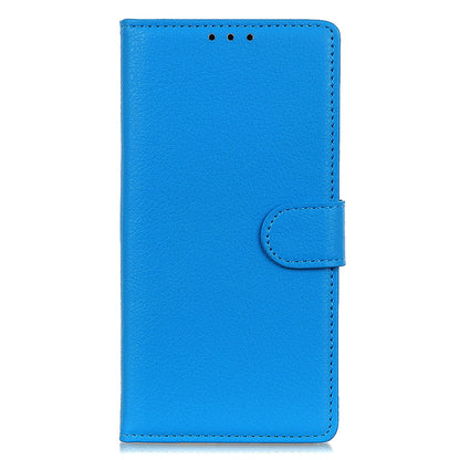 Wallet Stand Phone Case for Nokia C32 , PU Leather+TPU Litchi Texture Phone Cover