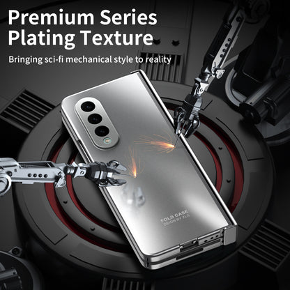 For Samsung Galaxy Z Fold4 5G Hard PC Phone Case Anti-Drop Protective Phone Shell Cover with Screen Film