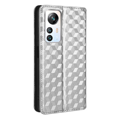 For Blackview A85 PU Leather Imprinted Rhombus Pattern Phone Case Stand Wallet Flip Cover