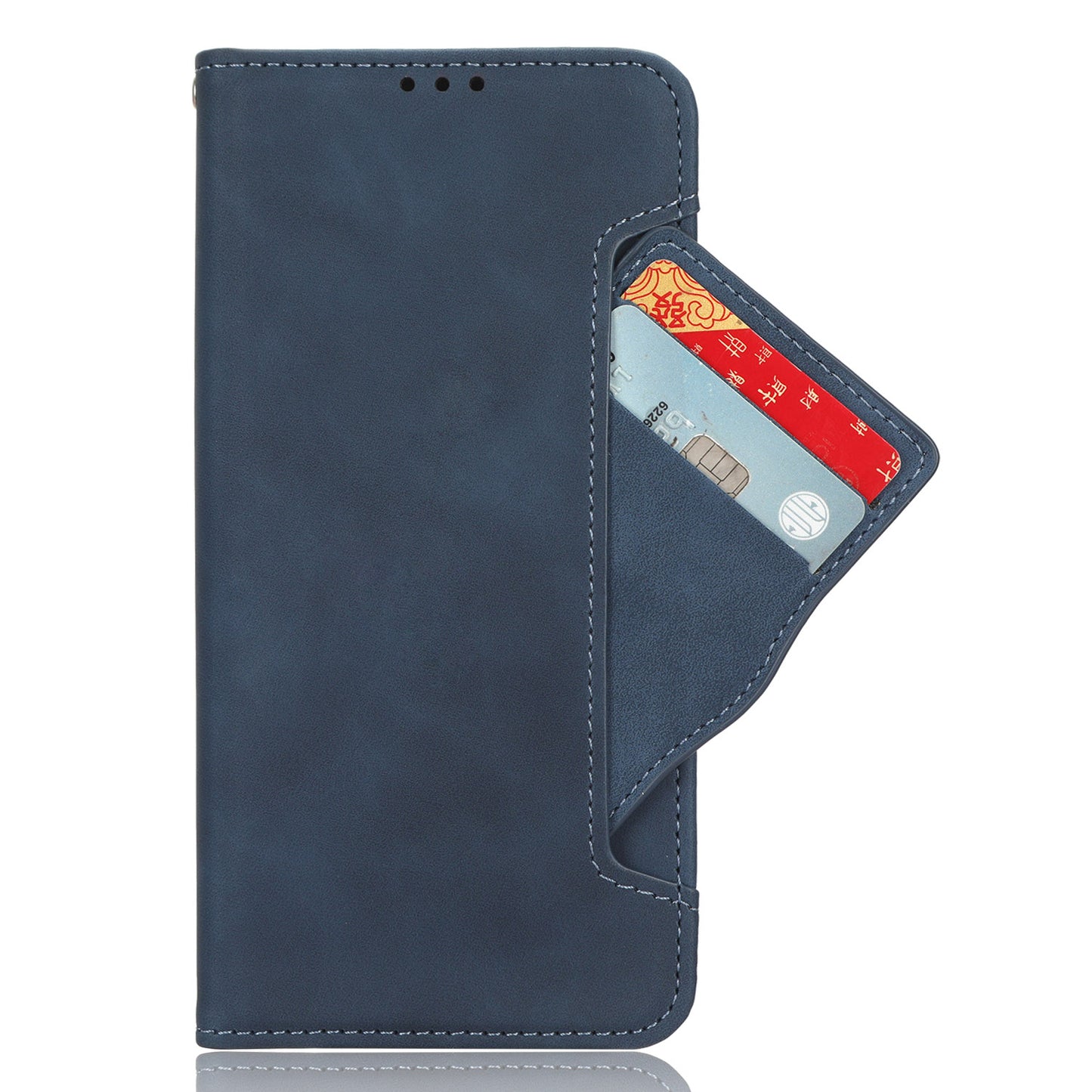 For Huawei P60 Pro / P60 Multiple Card Slots Leather Phone Cover Phone Shell Wallet Cell Phone Case