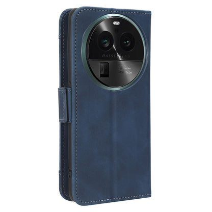 For Oppo Find X6 Stand Function Phone Shell Multiple Card Slots Leather Phone Cover Wallet Phone Case