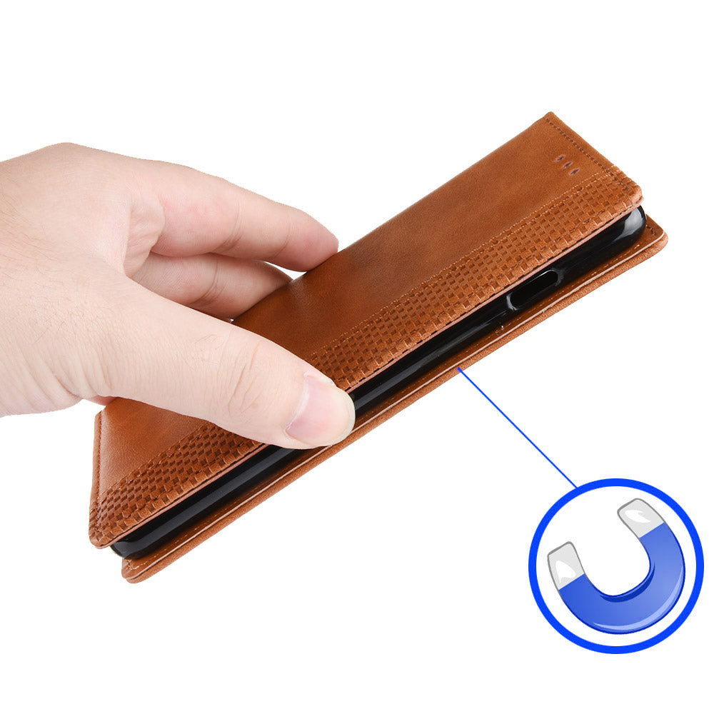 Stand Shell for Oppo Find X6 Pro PU Leather Magnetic Retro Phone Cover Cell Phone Wallet Case