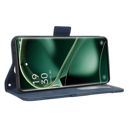Wallet Phone Shell for Oppo Find X6 Pro Leather Flip Cover Multiple Card Slots Phone Case with Stand