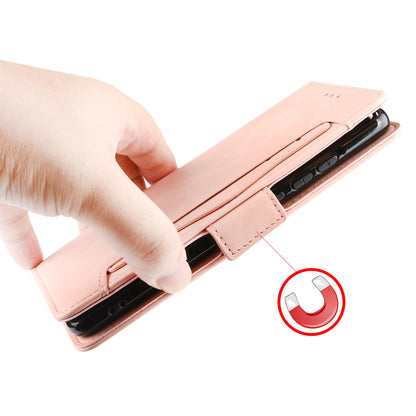 Wallet Phone Shell for Oppo Find X6 Pro Leather Flip Cover Multiple Card Slots Phone Case with Stand