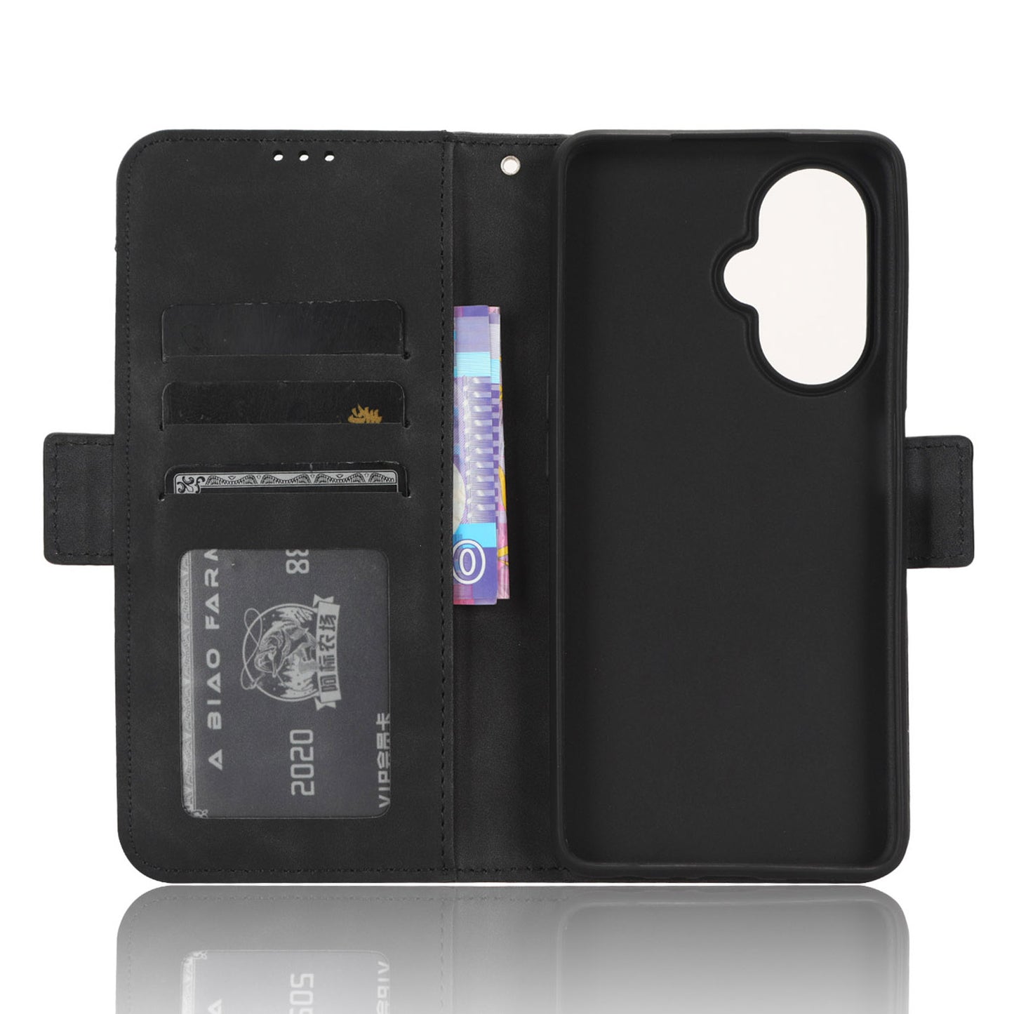 For OnePlus Nord CE 3 Lite 5G / Nord N30 5G Multiple Card Slots Phone Case Leather Wallet Stand Cover