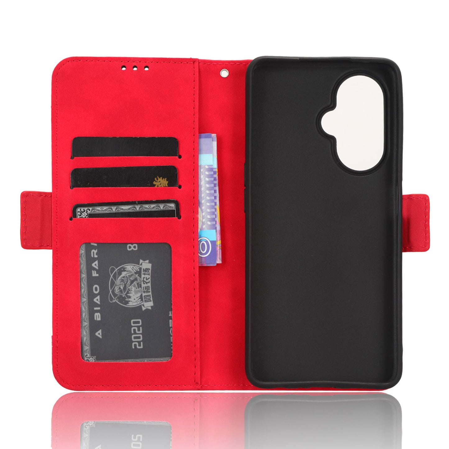 For OnePlus Nord CE 3 Lite 5G / Nord N30 5G Multiple Card Slots Phone Case Leather Wallet Stand Cover