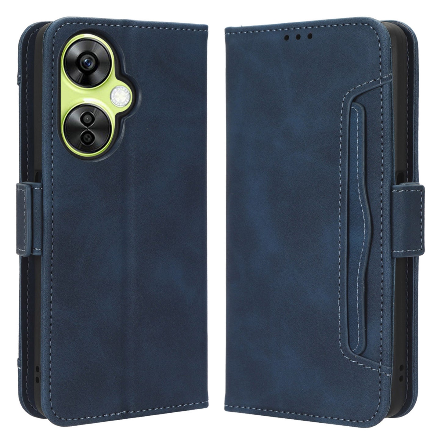 For OnePlus Nord CE 3 Lite 5G / Nord N30 5G Multiple Card Slots Phone Case Leather Wallet Stand Cover