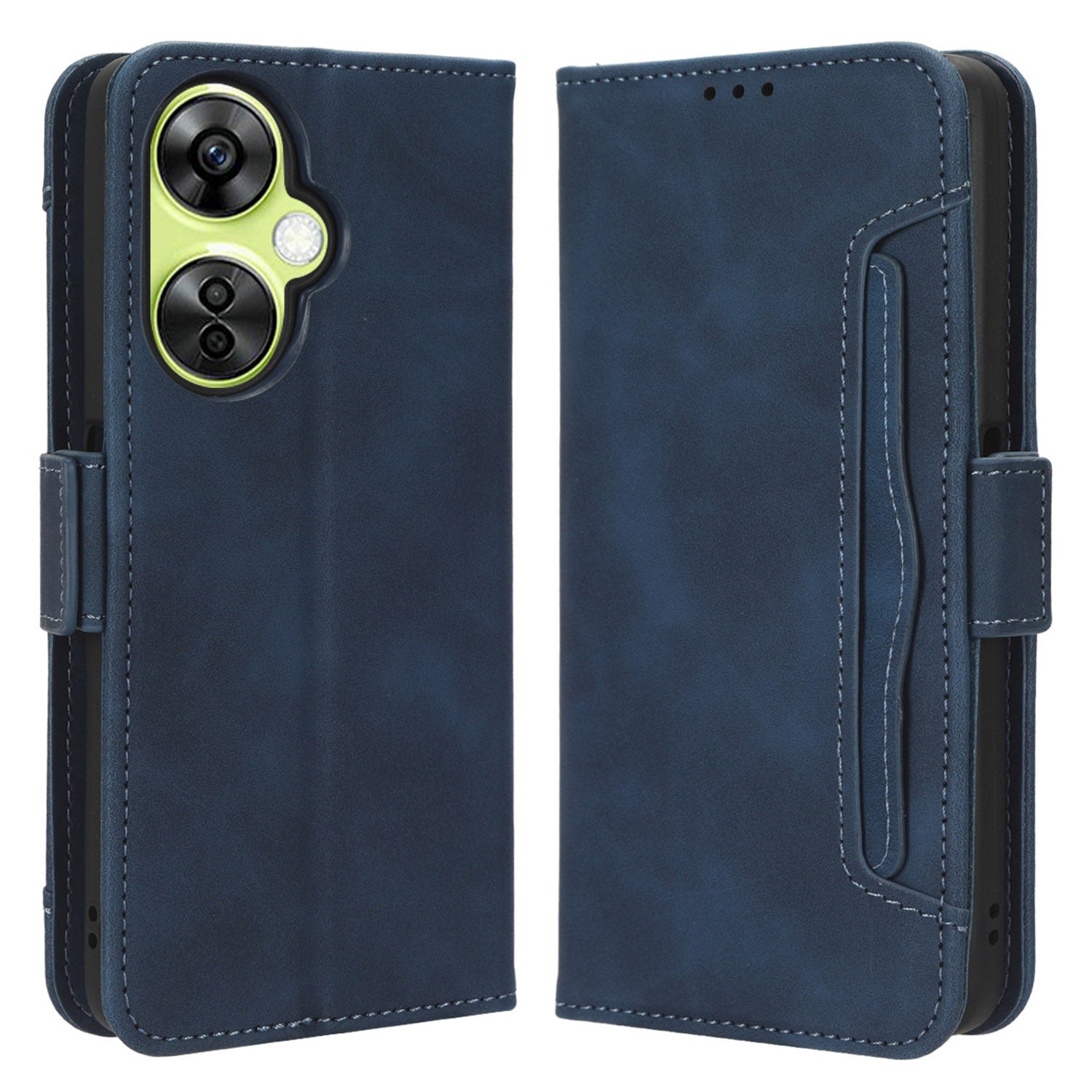 For OnePlus Nord CE 3 Lite 5G / Nord N30 5G Multiple Card Slots Phone Case Leather Wallet Stand Cover