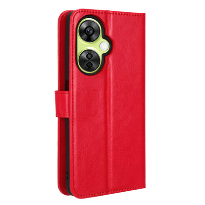 For OnePlus Nord CE 3 Lite 5G / Nord N30 5G Phone Leather Case Wallet Stand Crazy Horse Texture Phone Cover