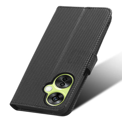 For OnePlus Nord CE 3 Lite 5G / Nord N30 5G Phone Case Wallet Stand Diamond Texture Phone Leather Cover