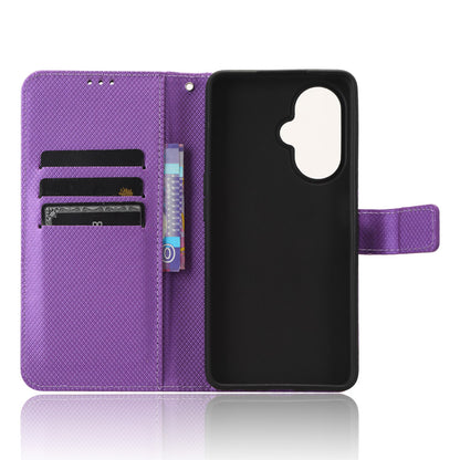 For OnePlus Nord CE 3 Lite 5G / Nord N30 5G Phone Case Wallet Stand Diamond Texture Phone Leather Cover