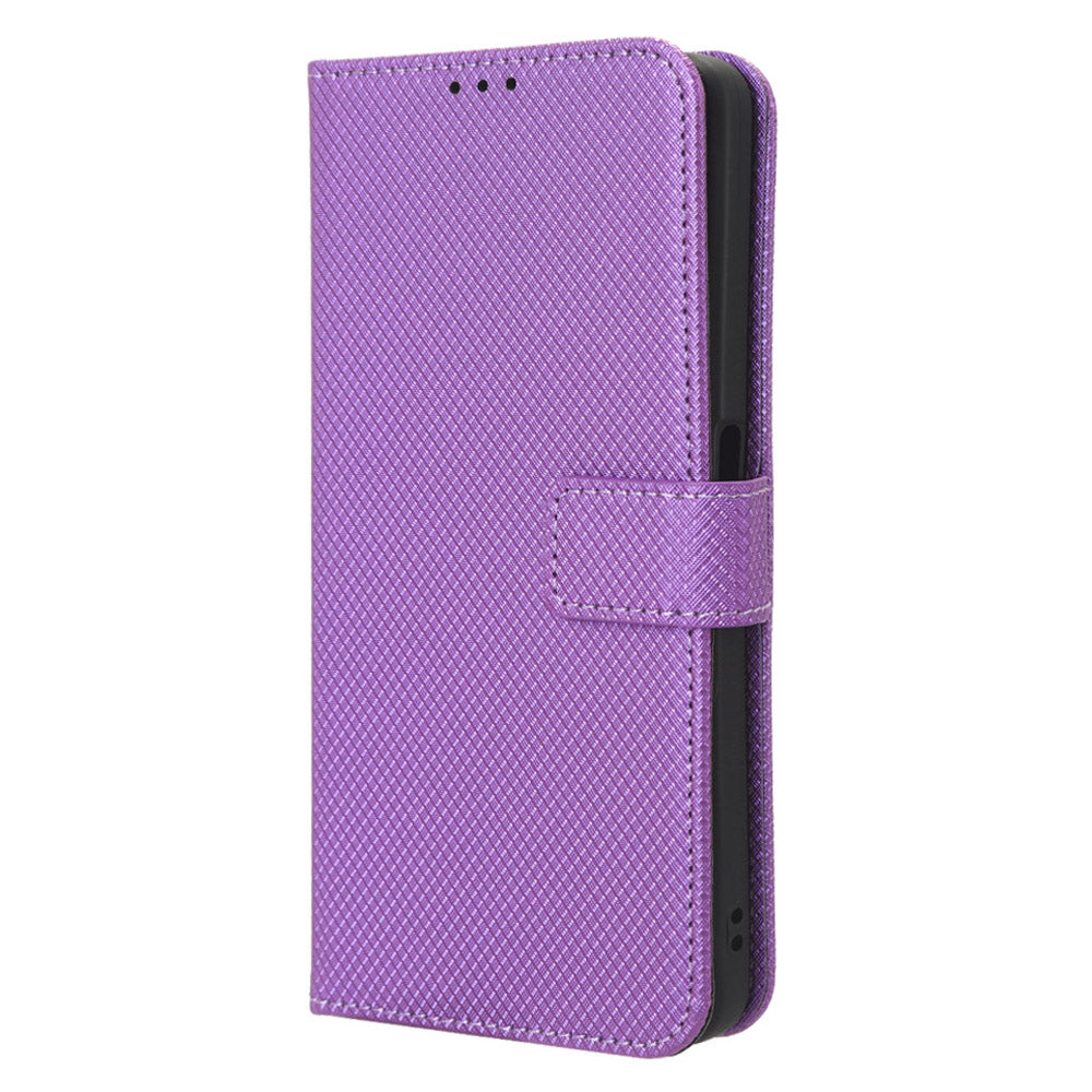 For OnePlus Nord CE 3 Lite 5G / Nord N30 5G Phone Case Wallet Stand Diamond Texture Phone Leather Cover