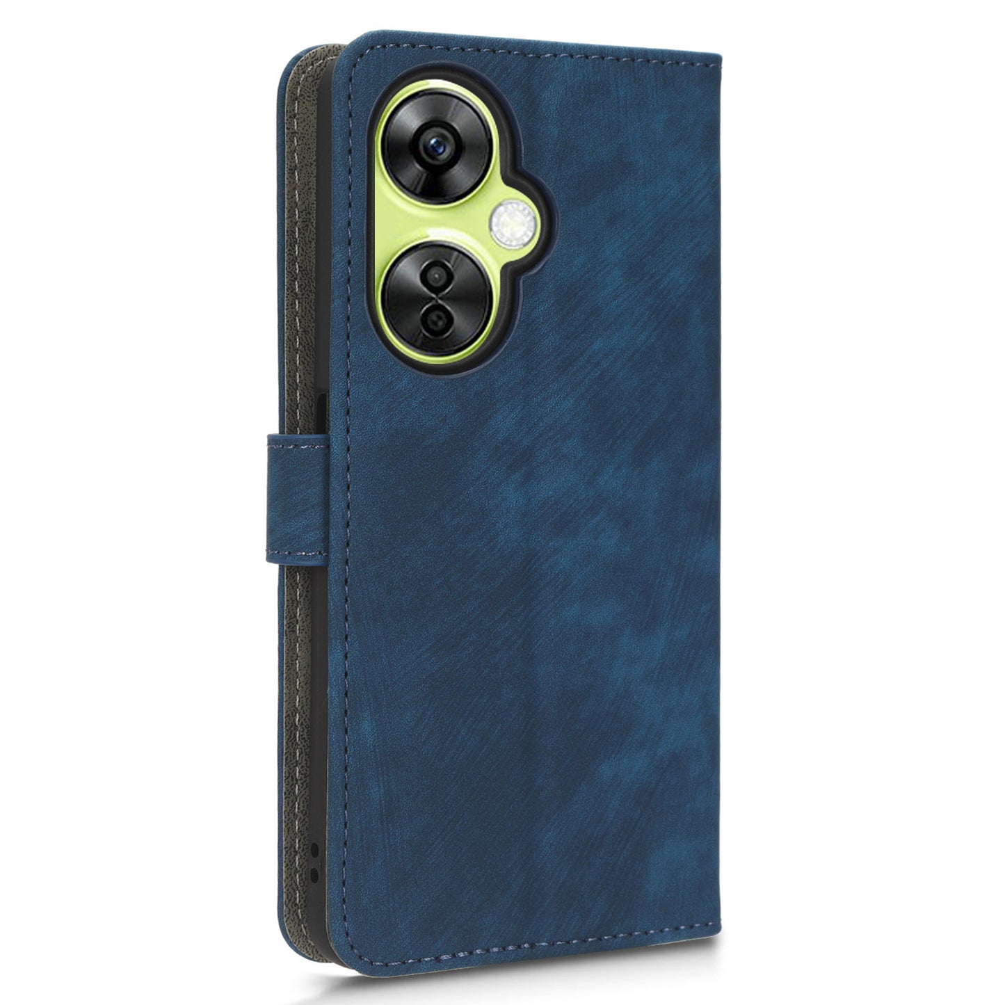 For OnePlus Nord CE 3 Lite 5G / Nord N30 5G Phone Stand Case PU Leather RFID Blocking Wallet Cover with Strap