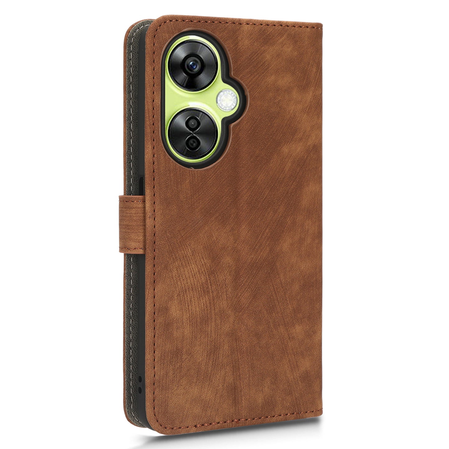 For OnePlus Nord CE 3 Lite 5G / Nord N30 5G Phone Stand Case PU Leather RFID Blocking Wallet Cover with Strap