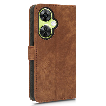 For OnePlus Nord CE 3 Lite 5G / Nord N30 5G Phone Stand Case PU Leather RFID Blocking Wallet Cover with Strap