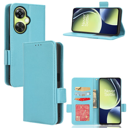 For OnePlus Nord CE 3 Lite 5G / Nord N30 5G PU Leather Case Litchi Texture Wallet Stand Phone Cover
