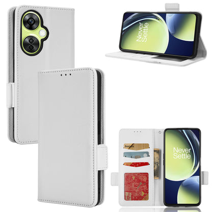 For OnePlus Nord CE 3 Lite 5G / Nord N30 5G PU Leather Case Litchi Texture Wallet Stand Phone Cover