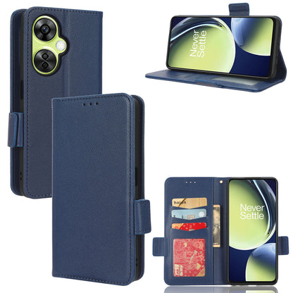 For OnePlus Nord CE 3 Lite 5G / Nord N30 5G PU Leather Case Litchi Texture Wallet Stand Phone Cover