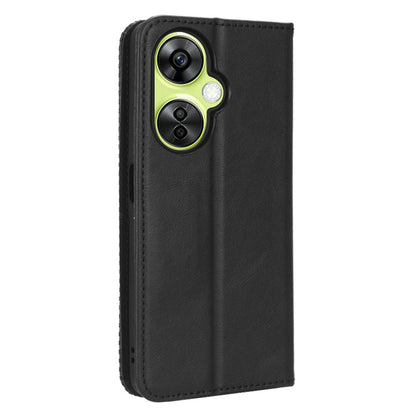 For OnePlus Nord CE 3 Lite 5G / Nord N30 5G Wallet Phone Case Retro PU Leather Mobile Phone Stand Cover