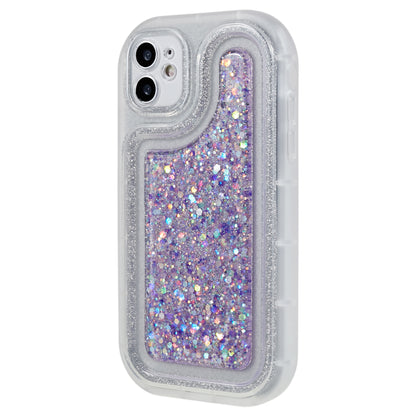 For iPhone 12 6.1 inch Soft TPU Phone Case Bling Glitter Sparkle Epoxy Cover