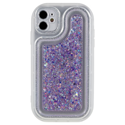 For iPhone 12 6.1 inch Soft TPU Phone Case Bling Glitter Sparkle Epoxy Cover