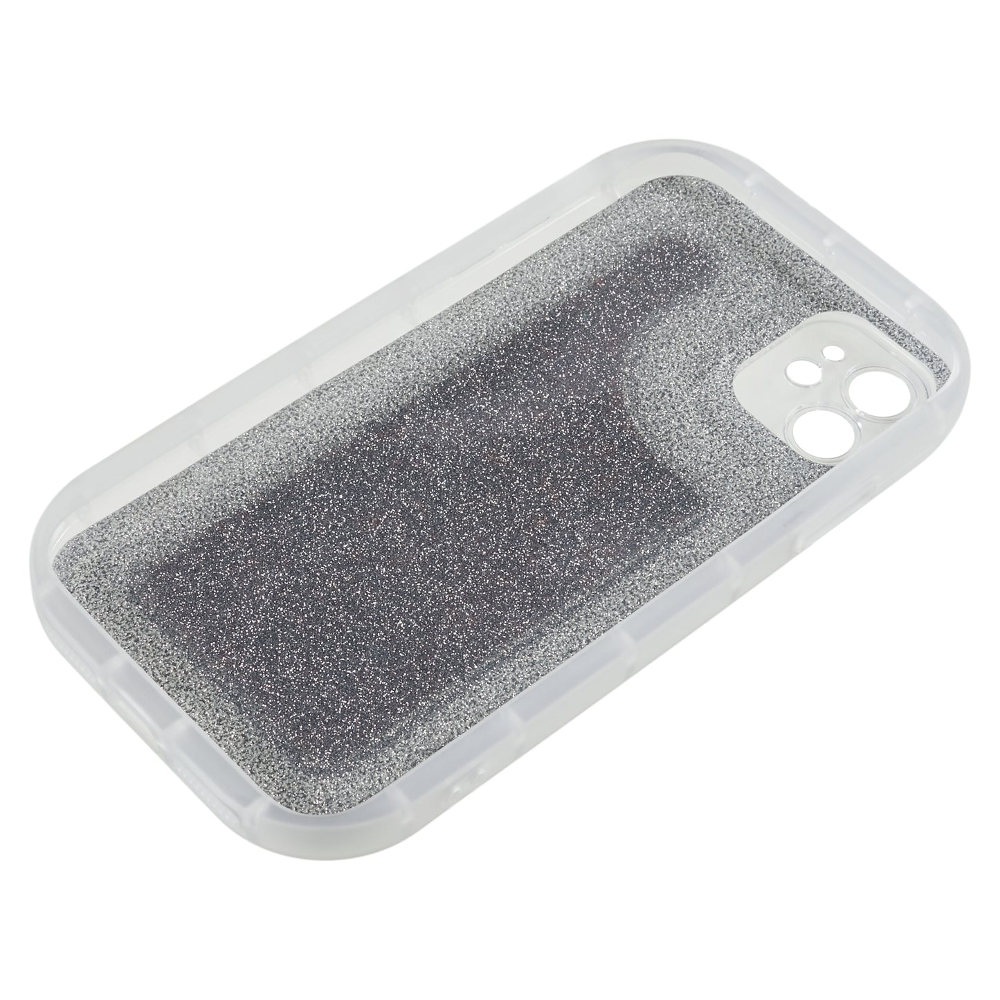For iPhone 12 6.1 inch Soft TPU Phone Case Bling Glitter Sparkle Epoxy Cover