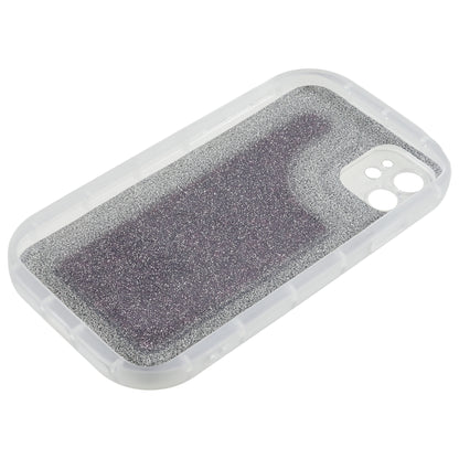 For iPhone 12 6.1 inch Soft TPU Phone Case Bling Glitter Sparkle Epoxy Cover