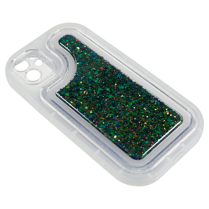 For iPhone 12 6.1 inch Soft TPU Phone Case Bling Glitter Sparkle Epoxy Cover