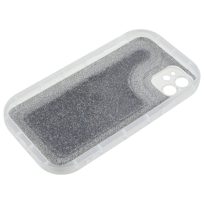 For iPhone 12 6.1 inch Soft TPU Phone Case Bling Glitter Sparkle Epoxy Cover