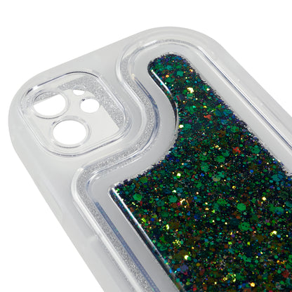 For iPhone 12 6.1 inch Soft TPU Phone Case Bling Glitter Sparkle Epoxy Cover