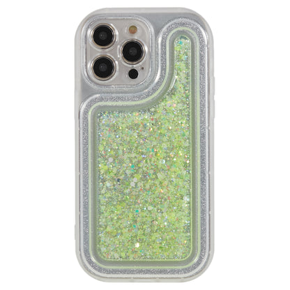 For iPhone 13 Pro 6.1 inch Epoxy Powder Mobile Phone Case Soft TPU Shockproof Cover