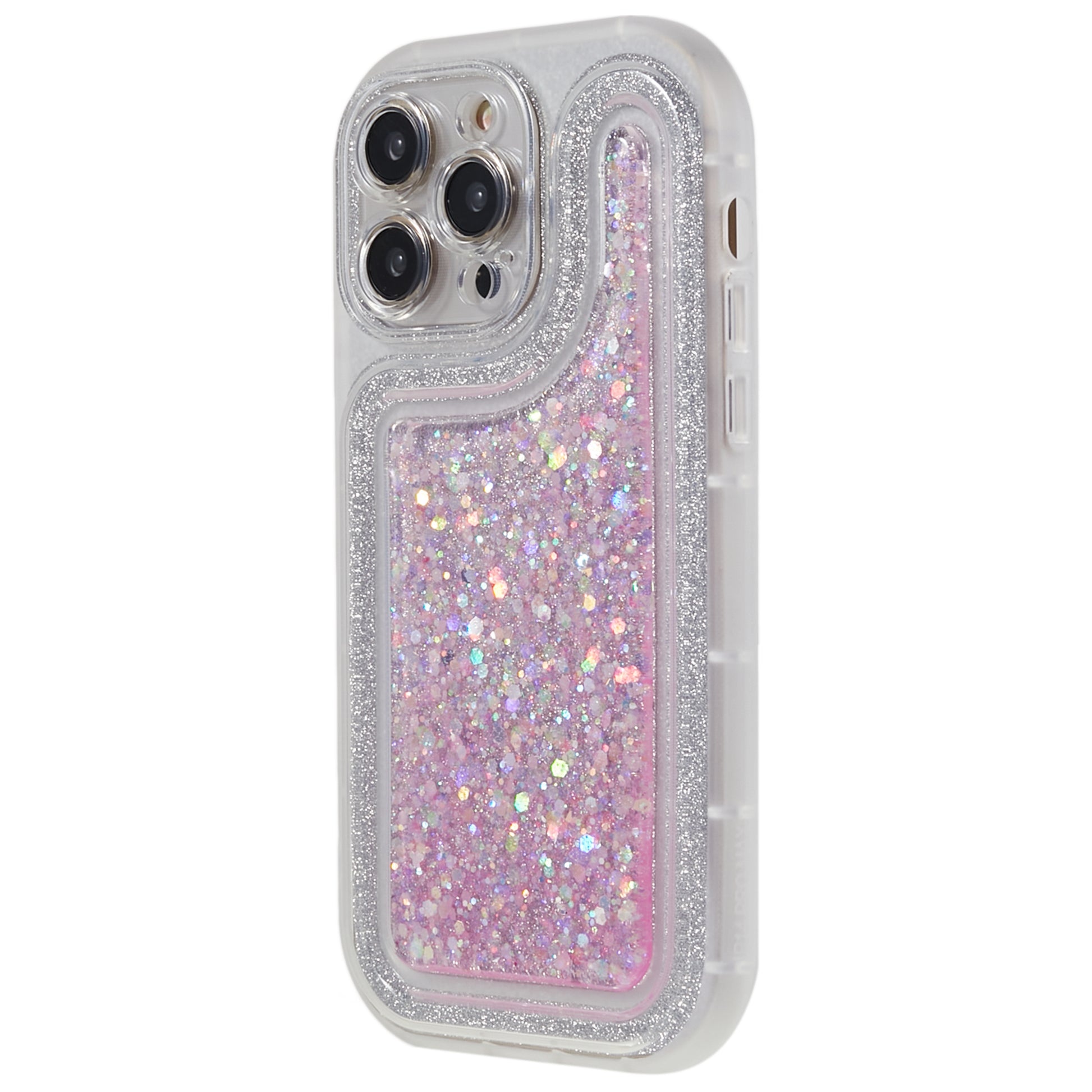 For iPhone 13 Pro 6.1 inch Epoxy Powder Mobile Phone Case Soft TPU Shockproof Cover