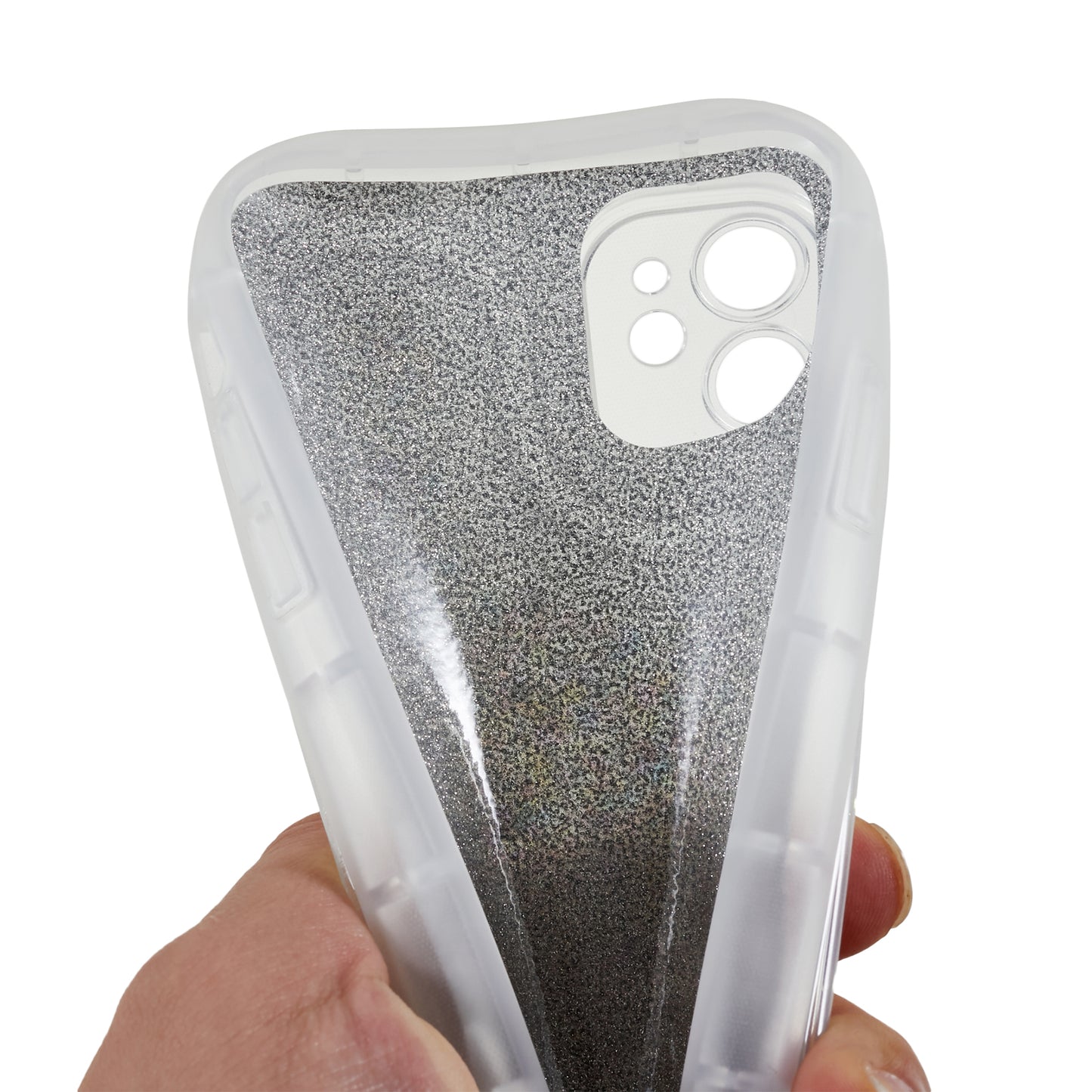 For iPhone 11 6.1 inch Glitter Sparkle Epoxy TPU Phone Case Scratch-Resistant Protective Cover