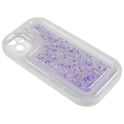 For iPhone 11 6.1 inch Glitter Sparkle Epoxy TPU Phone Case Scratch-Resistant Protective Cover