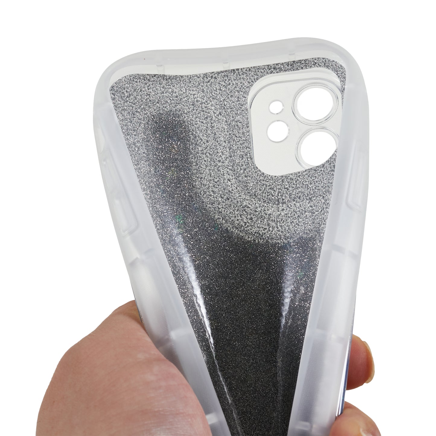 For iPhone 11 6.1 inch Glitter Sparkle Epoxy TPU Phone Case Scratch-Resistant Protective Cover