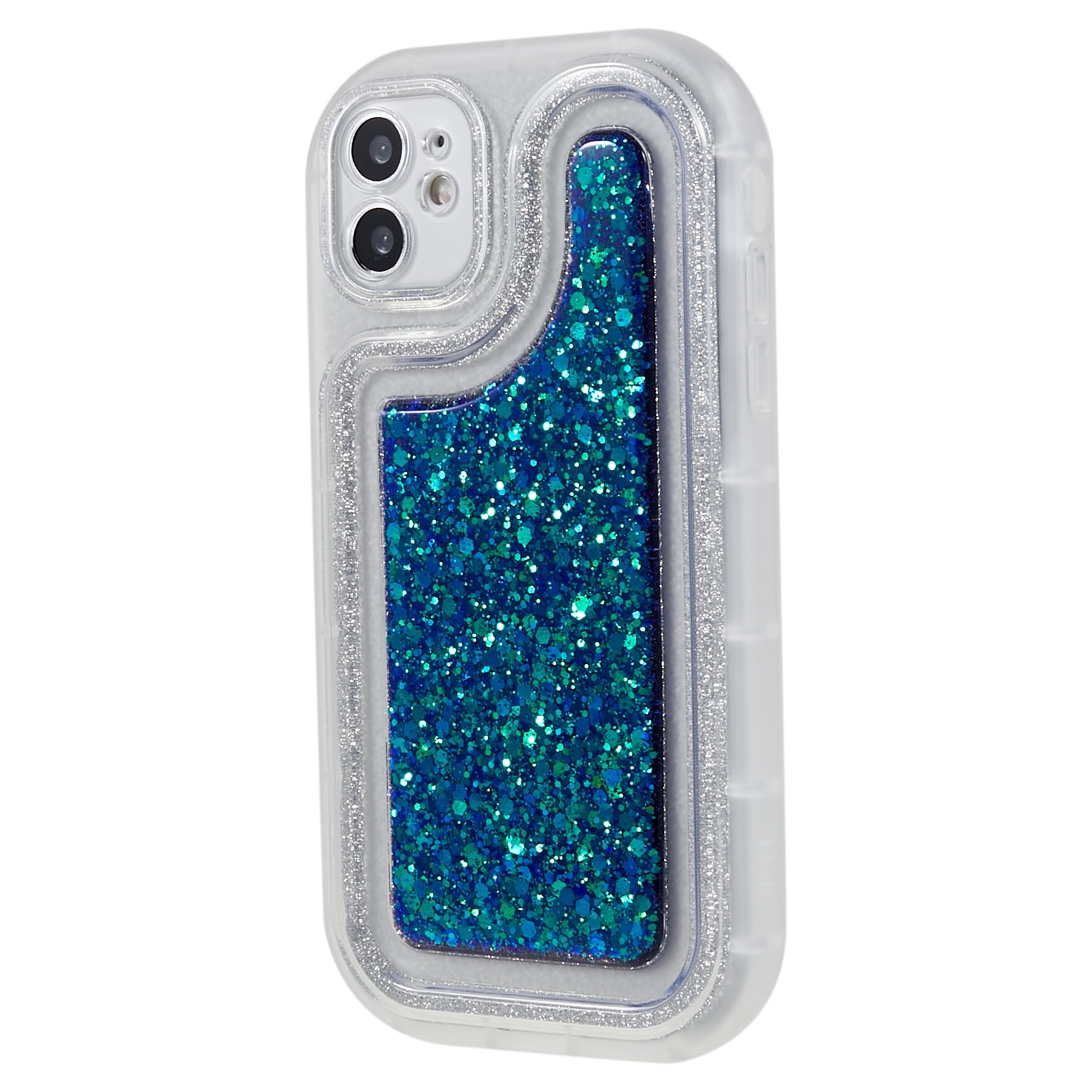 For iPhone 11 6.1 inch Glitter Sparkle Epoxy TPU Phone Case Scratch-Resistant Protective Cover