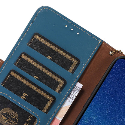 For Xiaomi Redmi Note 12 Turbo / Poco F5 5G RFID Blocking Phone Case Genuine Cow Leather Stand Wallet Protective Cover