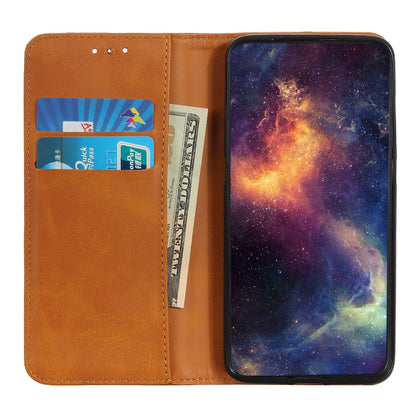 Protective Phone Case for Nokia C32 , Magnetic Auto Closing Split Leather Wallet Stand Phone Cover