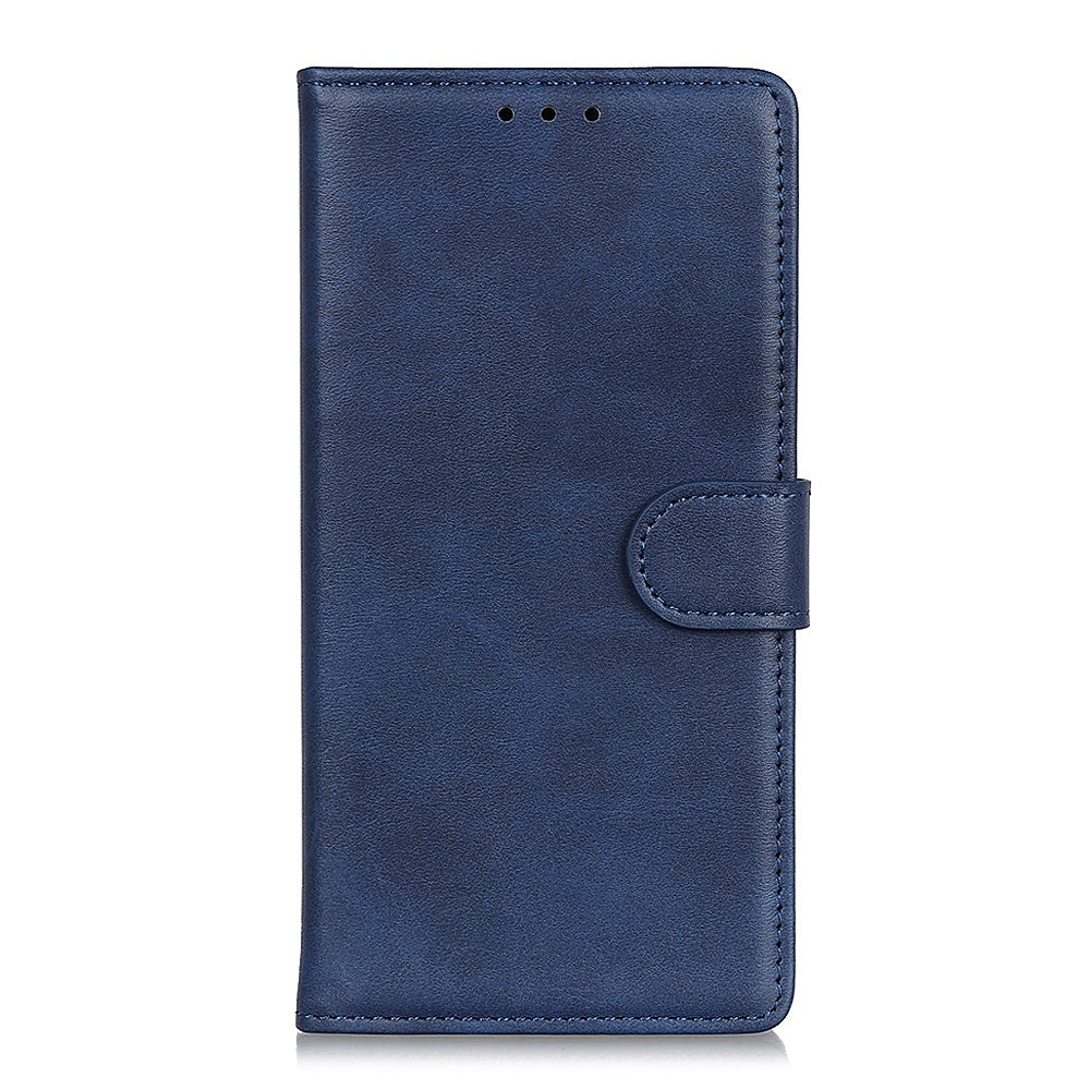 For Nokia C32 Cowhide Texture PU Leather Wallet Mobile Case Drop-proof Stand Phone Cover
