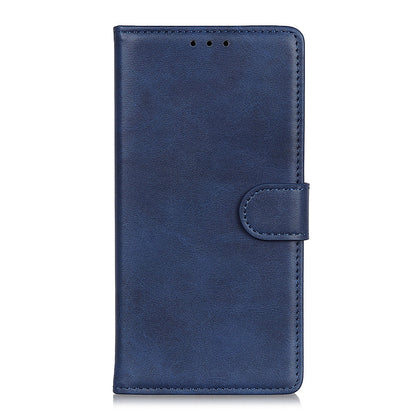 For Nokia C32 Cowhide Texture PU Leather Wallet Mobile Case Drop-proof Stand Phone Cover