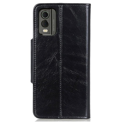 KHAZHEN for Nokia C32 Cell Phone Case PU Leather Wallet Smartphone Cover with Foldable Stand