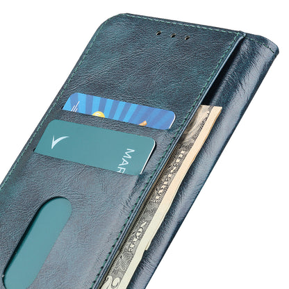 KHAZHEN for Nokia C32 Cell Phone Case PU Leather Wallet Smartphone Cover with Foldable Stand